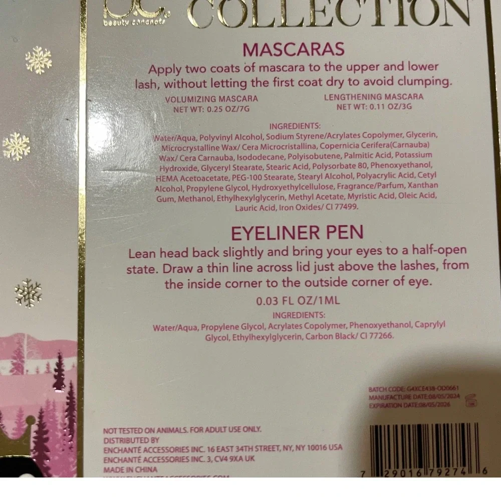 Beauty Concepts Essential Eye Collection Stocking Stuffer 3 pc. Mascara Eyeliner